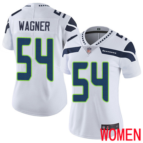 Seattle Seahawks Limited White Women Bobby Wagner Road Jersey NFL Football 54 Vapor Untouchable